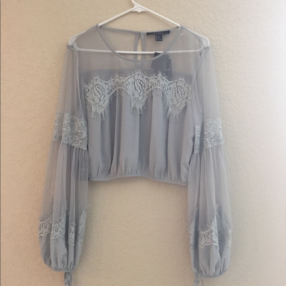 Woven Crop Top